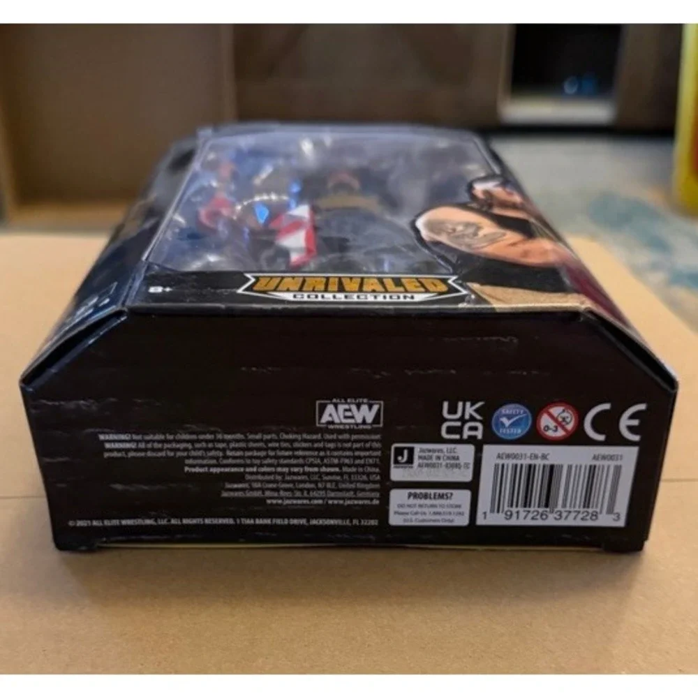 AEW Unrivaled Collection Series 4 Ortiz Action Figure Jazwares Wrestling #33
